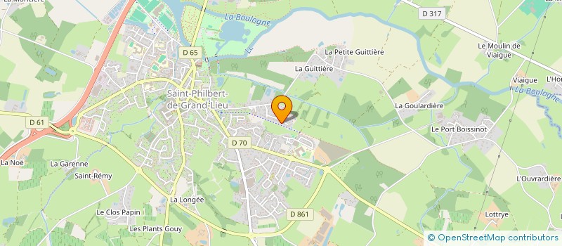 localisation de l'entreprise MADAME NATHALIE POISSONNET  SAINT-PHILBERT-DE-GRAND-LIEU