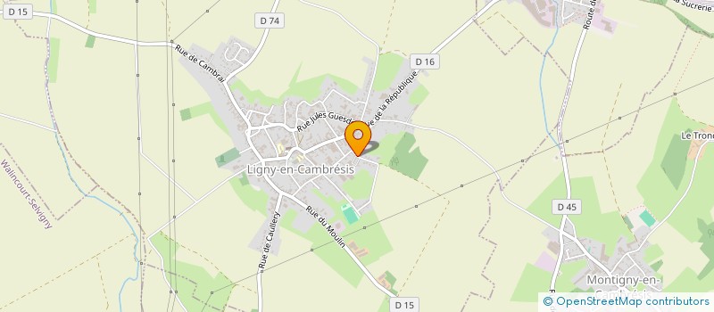 localisation de l'entreprise MADAME NATHALIE POL  LIGNY-EN-CAMBRESIS