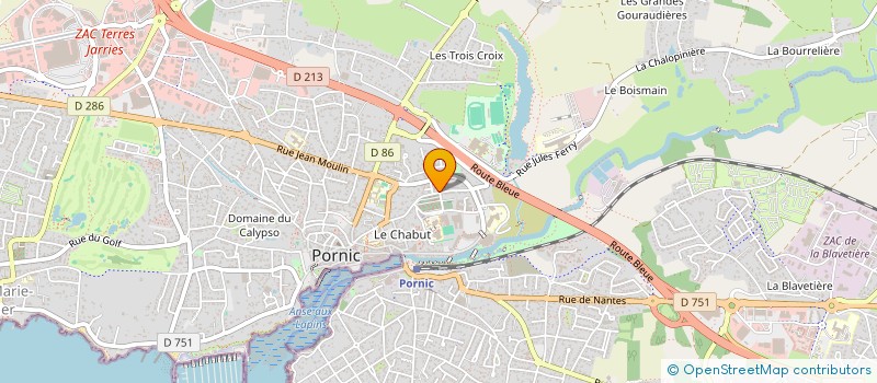 localisation de l'entreprise MADAME NATHALIE POLLET  PORNIC