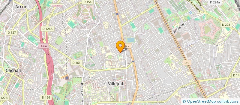 localisation de l'entreprise MADAME NATHALIE PONCHEL à VILLEJUIF