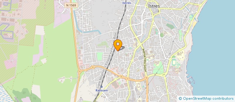 localisation de l'entreprise MADAME NATHALIE PONTIDA  ISTRES