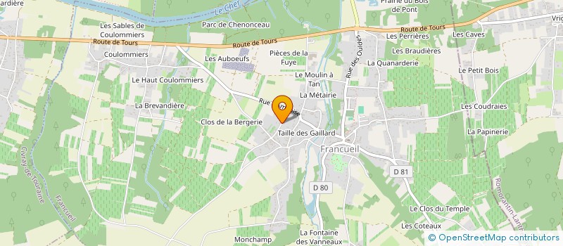 localisation de l'entreprise MADAME NATHALIE PORCHER  EPEIGNE-LES-BOIS