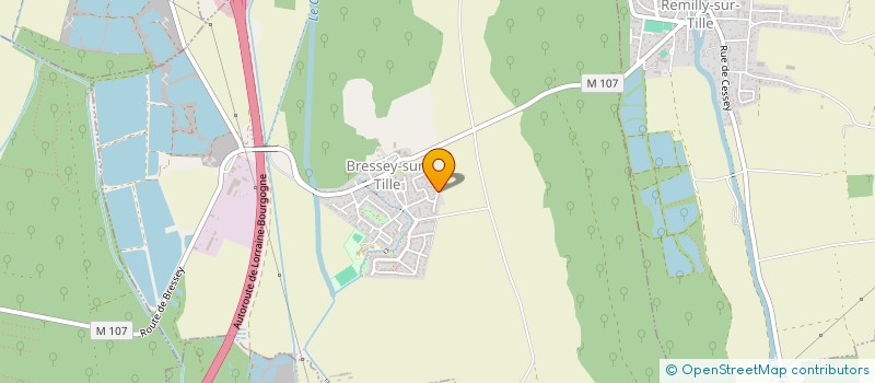 localisation de l'entreprise MADAME NATHALIE PORCHEROT  BRESSEY-SUR-TILLE