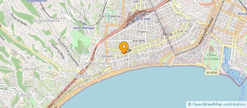 localisation de l'entreprise MADAME NATHALIE PORRUNCINI à NICE