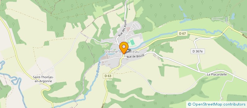 localisation de l'entreprise MADAME NATHALIE PORTAY  VIENNE-LE-CHATEAU