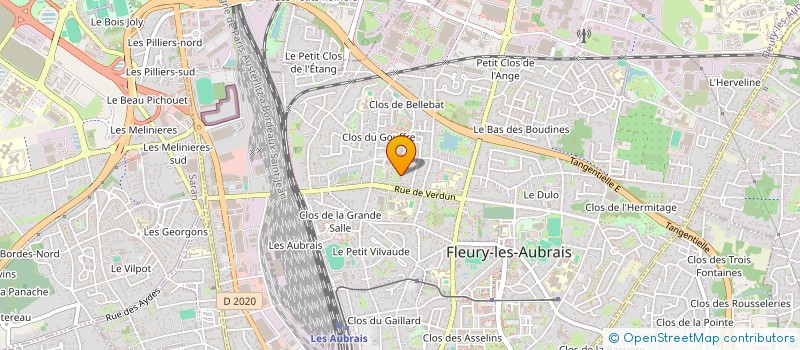 localisation de l'entreprise MADAME NATHALIE POTHAIN à FLEURY-LES-AUBRAIS
