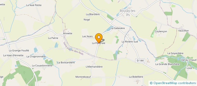 localisation de l'entreprise MADAME NATHALIE POTTIER  BOULAY-LES-IFS