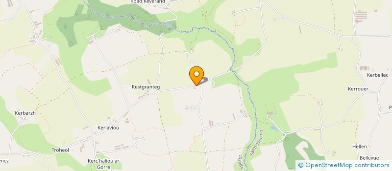 localisation de l'entreprise MADAME NATHALIE POULLELAOUEN  SPEZET