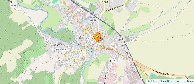 localisation de l'entreprise MADAME NATHALIE POULOT  COLOMBE-LA-FOSSE