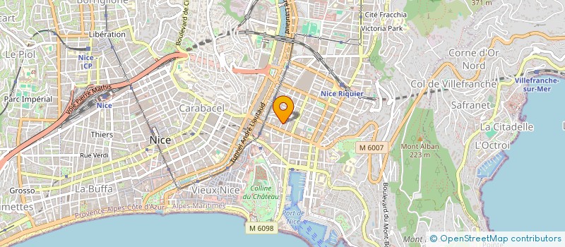 localisation de l'entreprise MADAME NATHALIE POUMELLEC  NICE