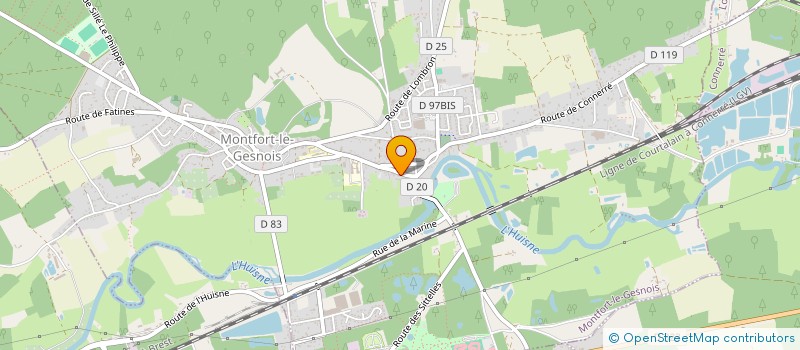 localisation de l'entreprise MADAME NATHALIE POUSSIN  MONTFORT-LE-GESNOIS