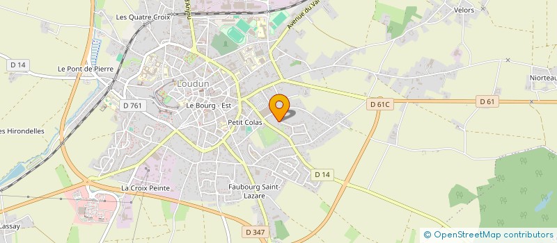 localisation de l'entreprise MADAME NATHALIE POUSSOU à LOUDUN