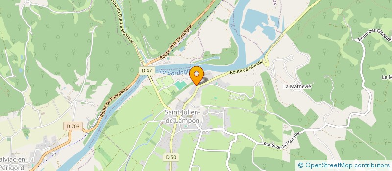 localisation de l'entreprise MADAME NATHALIE PRADEL à SAINT-JULIEN-DE-LAMPON