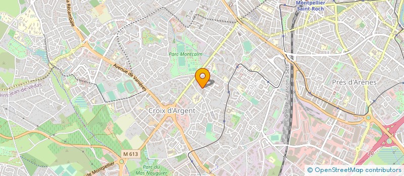 localisation de l'entreprise MADAME NATHALIE PRADIER  MONTPELLIER