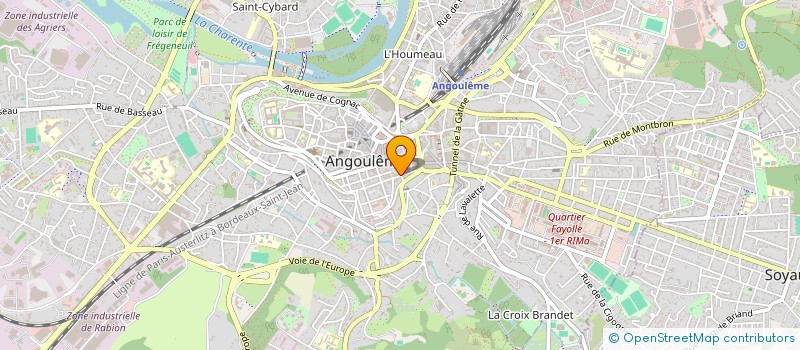 localisation de l'entreprise MADAME NATHALIE PRESSAC à ANGOULEME
