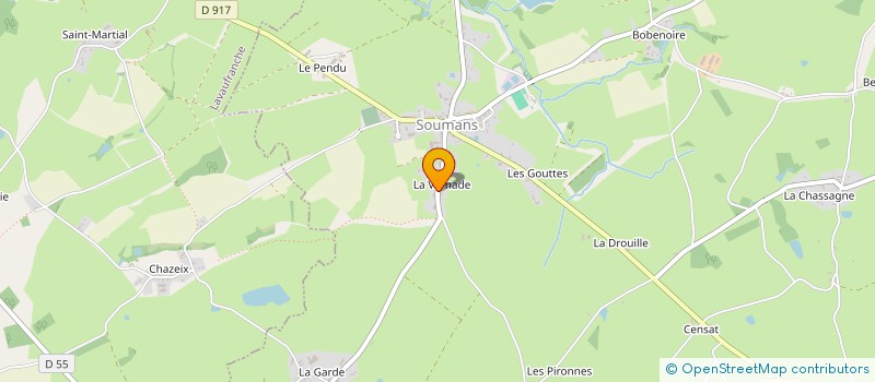 localisation de l'entreprise MADAME NATHALIE PRIOT à SOUMANS