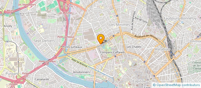 localisation de l'entreprise MADAME NATHALIE PROCH  TOULOUSE