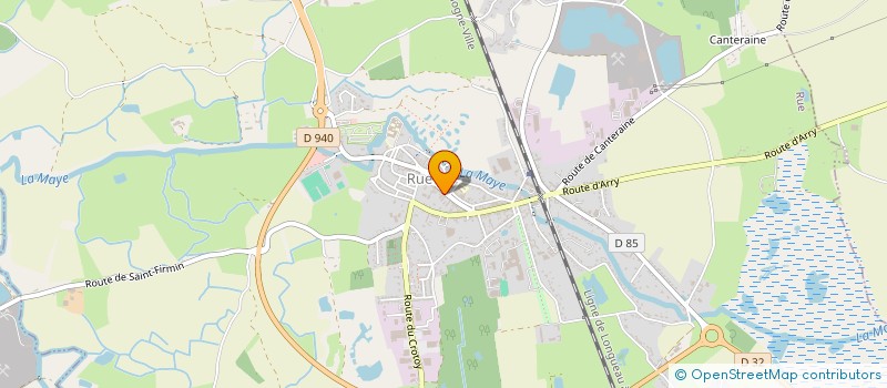 localisation de l'entreprise MADAME NATHALIE PROVILLE  RUE