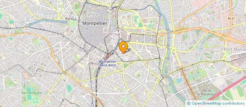 localisation de l'entreprise MADAME NATHALIE PRUNEAU à MONTPELLIER