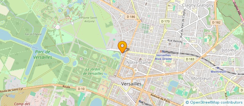 localisation de l'entreprise MADAME NATHALIE PRUNET à VERSAILLES