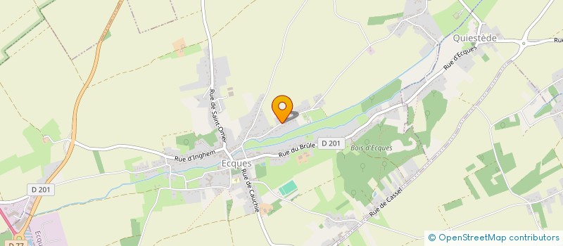 localisation de l'entreprise MADAME NATHALIE PRUVOST  ECQUES