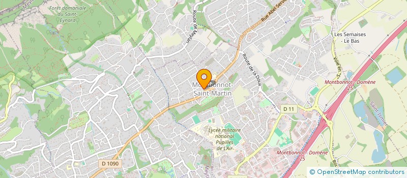 localisation de l'entreprise MADAME NATHALIE PUCHE  MONTBONNOT-SAINT-MARTIN