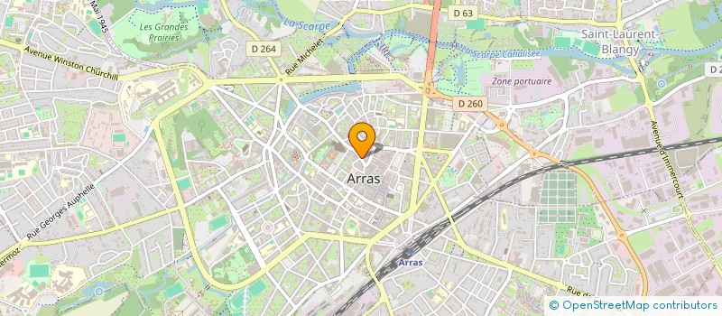 localisation de l'entreprise MADAME NATHALIE PUDLICKI à ARRAS