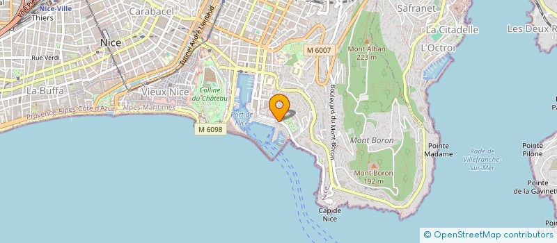 localisation de l'entreprise MADAME NATHALIE PUEL à NICE