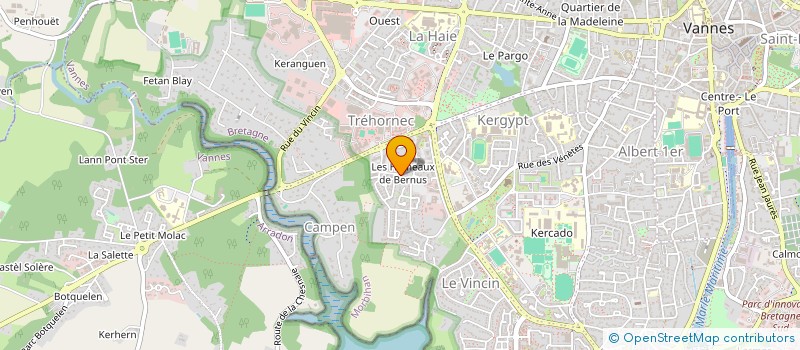 localisation de l'entreprise MADAME NATHALIE PUREN à VANNES