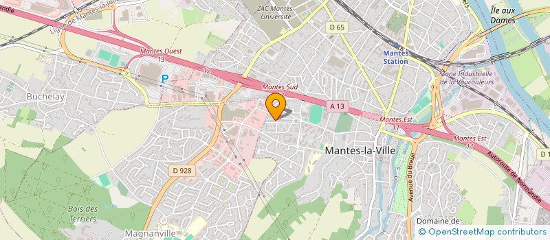 localisation de l'entreprise MADAME NATHALIE QUEFELEC  MANTES-LA-VILLE