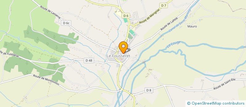 localisation de l'entreprise MADAME NATHALIE QUERIAN  LE FOUSSERET