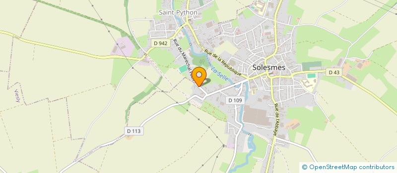 localisation de l'entreprise MADAME NATHALIE QUERSIN à SOLESMES