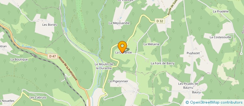 localisation de l'entreprise MADAME NATHALIE QUET à ROUFFIGNAC ST CERNIN DE R