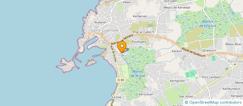 localisation de l'entreprise MADAME NATHALIE QUIDEAU  PENMARCH