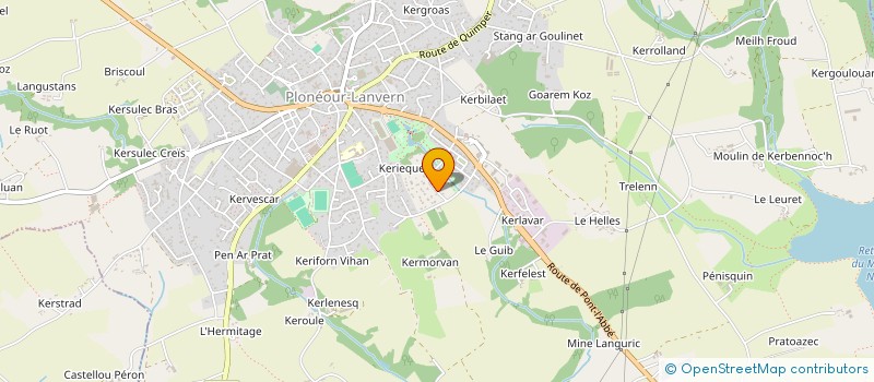 localisation de l'entreprise MADAME NATHALIE QUINQUIS  PLONEOUR-LANVERN