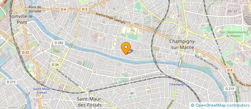 localisation de l'entreprise MADAME NATHALIE QUIONQUION à CHAMPIGNY-SUR-MARNE