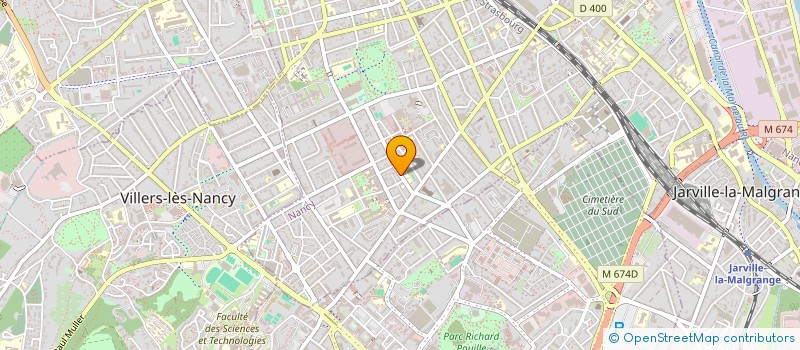 localisation de l'entreprise MADAME NATHALIE QUQUE  NANCY