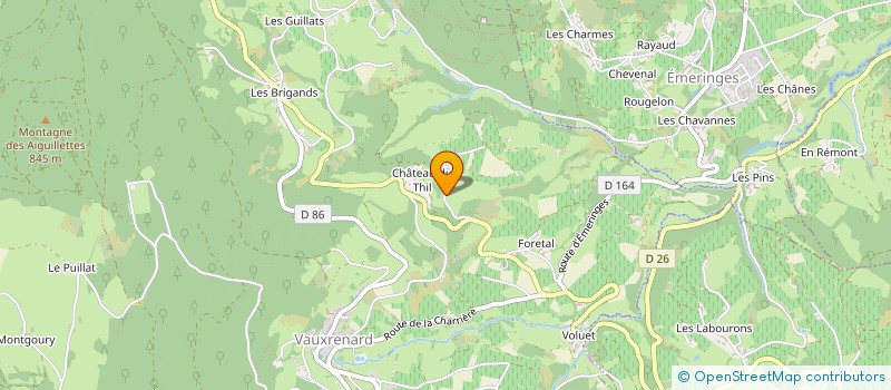 localisation de l'entreprise MADAME NATHALIE RABBE à VAUXRENARD