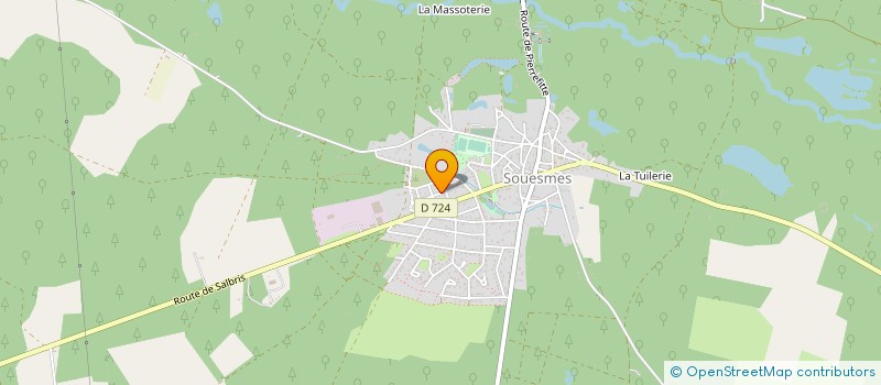 localisation de l'entreprise MADAME NATHALIE RABILLON  SOUESMES