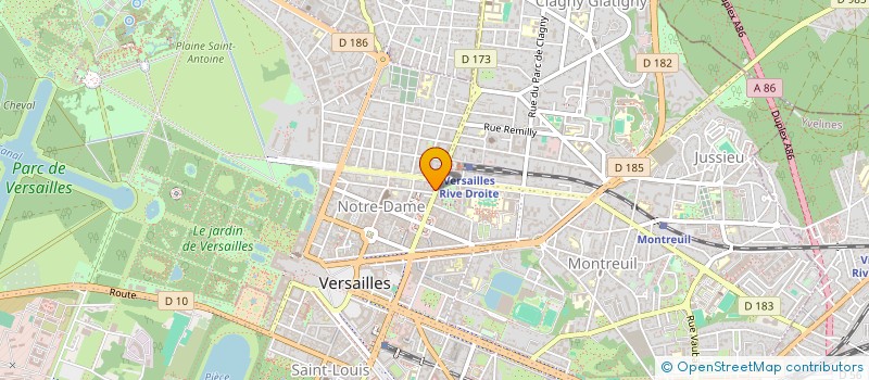 localisation de l'entreprise MADAME NATHALIE RADOT à VERSAILLES