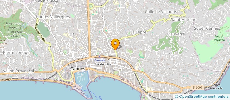 localisation de l'entreprise MADAME NATHALIE RAFFA à CANNES