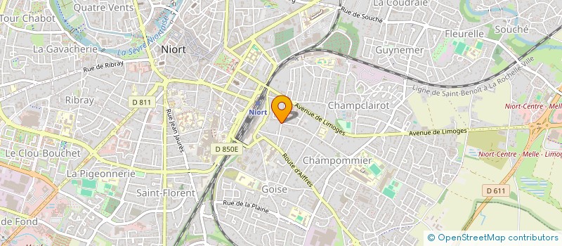 localisation de l'entreprise MADAME NATHALIE RAGOT à NIORT