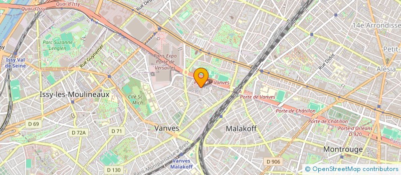 localisation de l'entreprise MADAME NATHALIE RAJAONARISON  VANVES