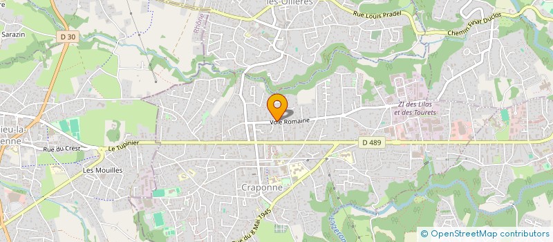 localisation de l'entreprise MADAME NATHALIE RAK  GREZIEU-LA-VARENNE