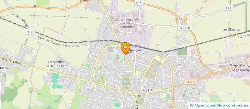 localisation de l'entreprise MADAME NATHALIE RAMBAUD  LUCON