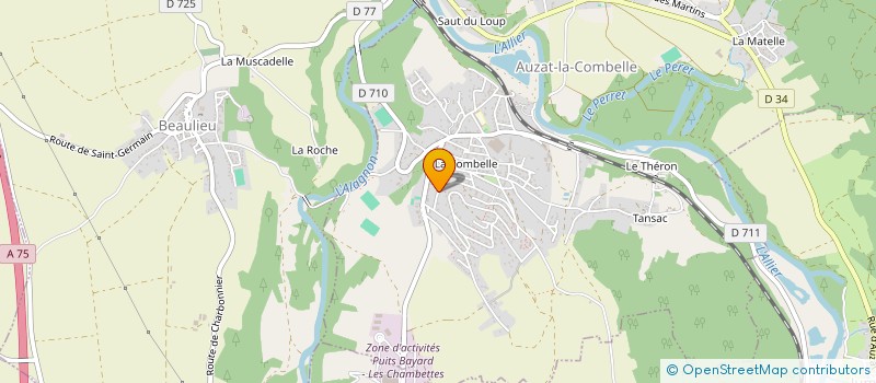 localisation de l'entreprise MADAME NATHALIE RAMILLON  AUZAT-LA-COMBELLE