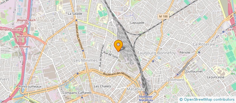 localisation de l'entreprise MADAME NATHALIE RAMIREZ  TOULOUSE