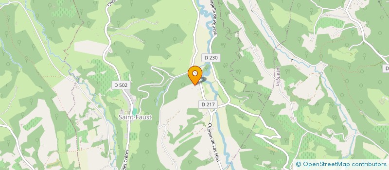 localisation de l'entreprise MADAME NATHALIE RATAJCZAK  SAINT FAUST