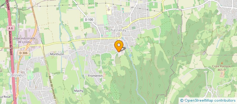 localisation de l'entreprise MADAME NATHALIE RAY  CHASSELAY