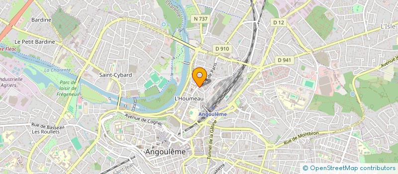 localisation de l'entreprise MADAME NATHALIE RAYNAUD à ANGOULEME